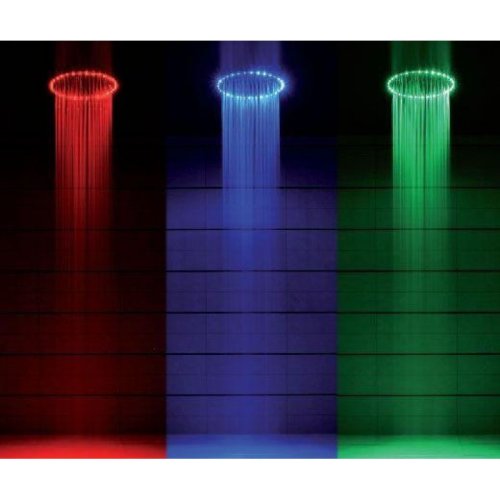 Світлодіодна лійка для душу LED з термопідсвіткою, що змінює колір від температури води