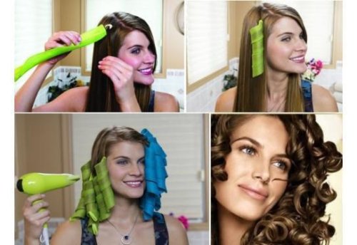 Спіральні бігуді Hair Wavz для волосся будь-якої довжини — легке створення локонів