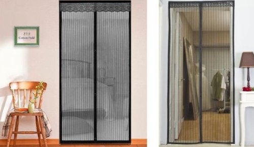 Антимоскітна штора-сітка Magic Mesh на магнітах для дверей 100×190 см від комах