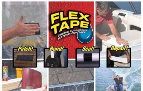 Надміцна водостійка ремонтна стрічка Flex Tape (флекс тейп) для герметизації та ремонту