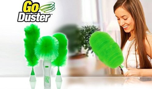 Електрощітка Go Duster для професійного прибирання — щітка-пухівка для пилу