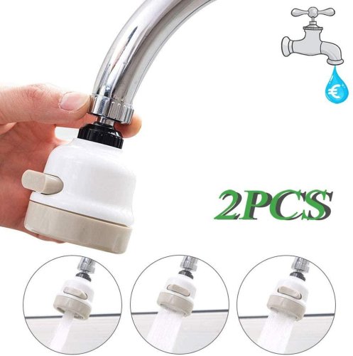 Насадка-аератор на кран 360°: гнучка, на змішувач, для економії води