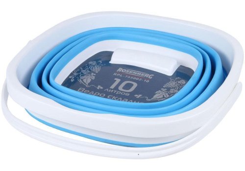 Туристичне складане силіконове відро Collapsible Bucket 10 л (компактне)