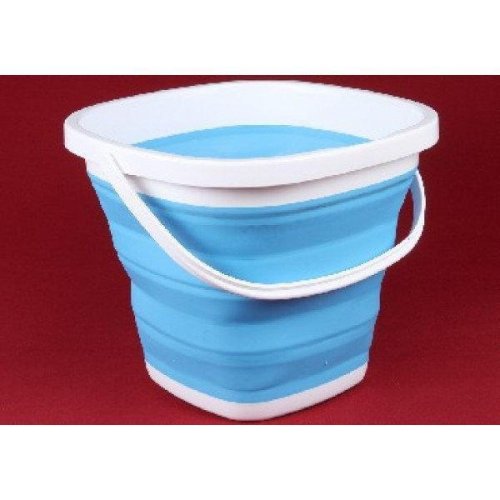 Туристичне складане силіконове відро Collapsible Bucket 10 л (компактне)