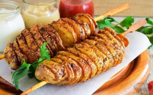 Машинка-спіралайзер для картоплі Spiral Potato Slicer — картоплерізка/овочерізка, спіральна мультирізка