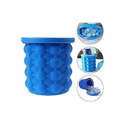 Силіконова форма-відро для льоду Ice Genie, льодниця для охолодження напоїв