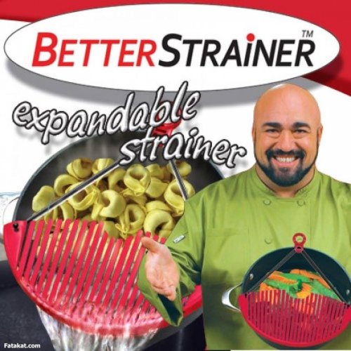 Універсальний друшляк-накладка для зливу води BETTER STRAINER — сито/ситечко