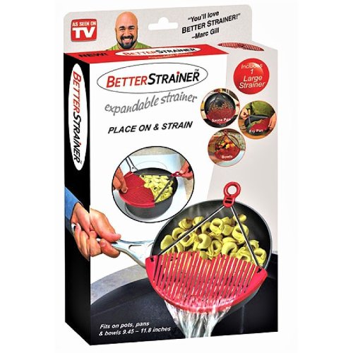 Універсальний друшляк-накладка для зливу води BETTER STRAINER — сито/ситечко