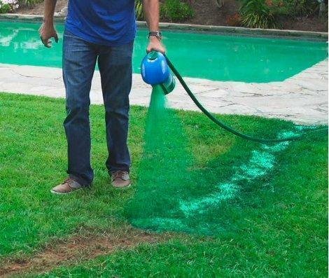 Hydro Mousse рідкий газон: розпилювач для гідропосіву та штучного озеленення