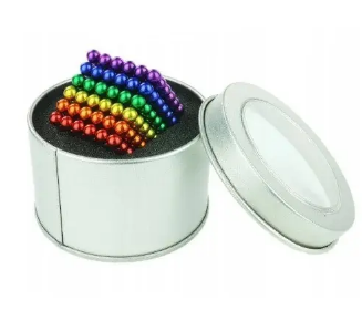 Магнітна головоломка NeoCube «Райдуга» — неокуб із кульок 3 мм, 216 шт.