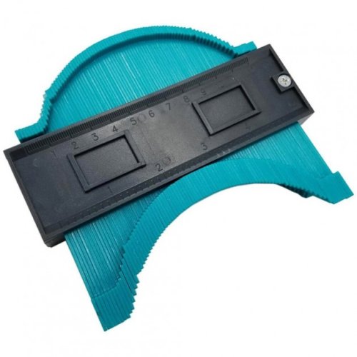 Контурний шаблон Wolfcraft Pro Tools: лінійка-вимірювач профілю для кутів і контурів