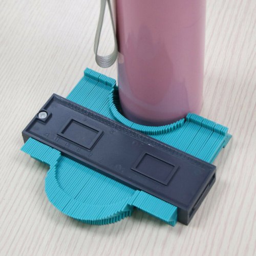 Контурний шаблон Wolfcraft Pro Tools: лінійка-вимірювач профілю для кутів і контурів