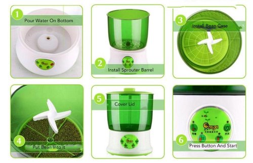 Автоматичний пророщувач насіння Agrolife для пророщування насіння, бобових і злаків