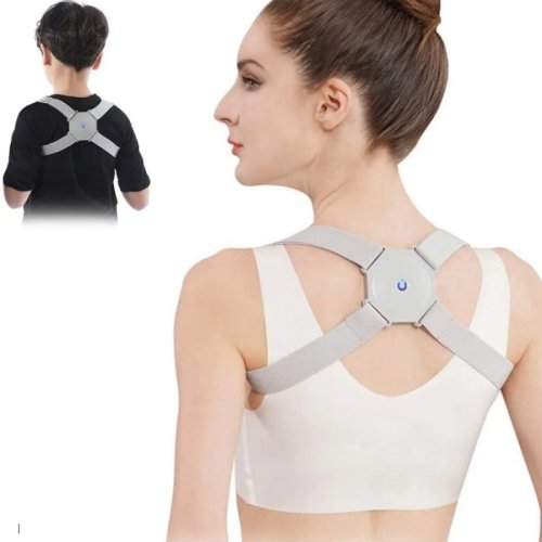 Розумний коректор постави з вібрацією — пояс підтримки спини/корсет для хребта, USB-зарядка