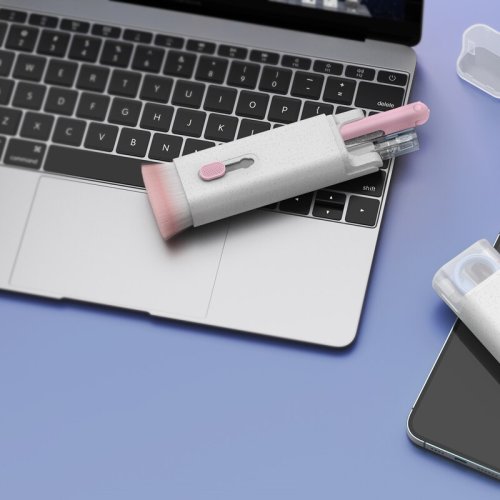 Набір для чищення електроніки 7в1: щітка для клавіатури, навушників, монітора, смартфона, ноутбука