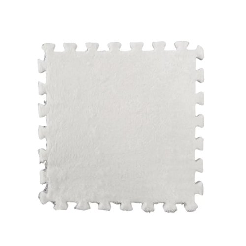 Плюшевий килимок‑пазл 30×30 см для дому — м’який ігровий килимок для дітей і дорослих