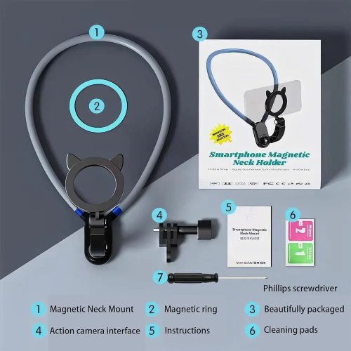 Тримач смартфона на шию hands-free без рук 5314 (зручний)