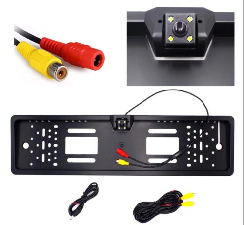 Авторамка номера з камерою заднього виду 4LED і підсвіткою номерного знака