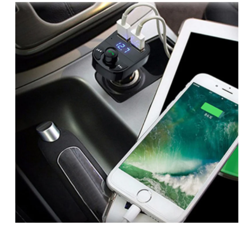 FM‑модулятор Car X8 для авто: MP3, Bluetooth, 2×USB, microSD