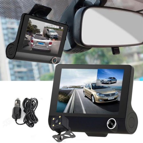 Автовідеореєстратор XoKo DVR-300 на 3 камери, Full HD 1080P