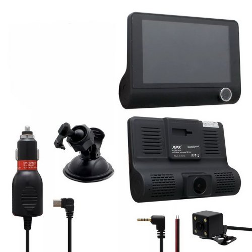 Автовідеореєстратор XoKo DVR-300 на 3 камери, Full HD 1080P