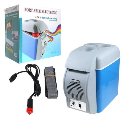 Портативний автохолодильник 2-в-1 (охолодження/нагрів), 7,5 л, живлення від прикурювача Port Able Electronic