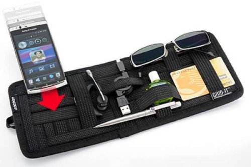 Автоорганайзер Grid-it! на козирок: багатофункціональний холдер для зберігання, чорний