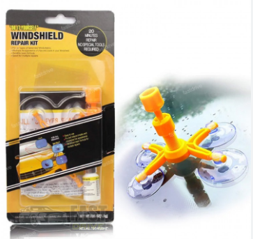 Ремкомплект Windshield для ремонту лобового скла: видалення сколів і тріщин
