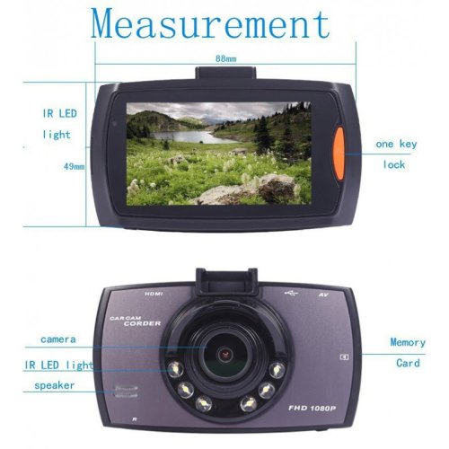Автомобільний відеореєстратор DVR G30 з мікрофоном, автореєстратор для авто