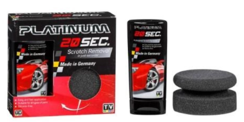 Паста-полірувальник Platinum 20 sec для авто: видалення подряпин та відновлення блиску