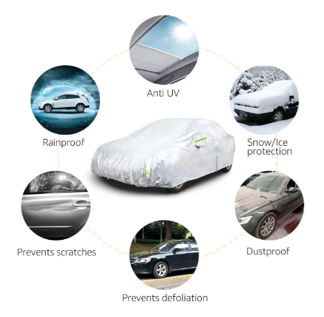 Водонепроникний всесезонний універсальний захисний чохол‑тент для авто