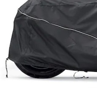 Вологозахисний тент-чохол для мотоцикла/мопеда з термопанелями та світловідбивачами