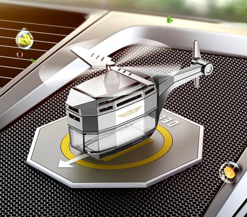 Автоароматизатор Drone «Вертоліт» на сонячній батареї, обертання 360°