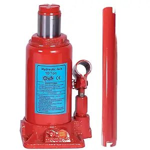 Бутильний гідравлічний домкрат для авто 10 т (10т)