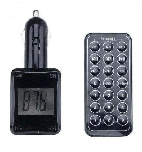 FM-трансмітер/модулятор HZ H16 для авто з пультом ДК, мультимедійні функції