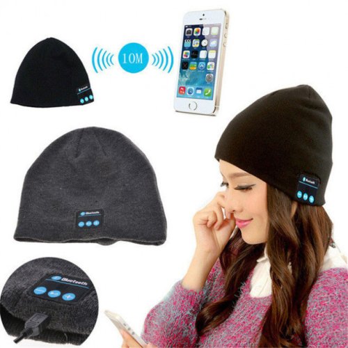 Шапка SPS Hat BT з вбудованими Bluetooth-навушниками та портативною колонкою (Music Hat)