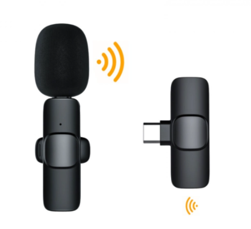 Бездротовий петличний мікрофон K8 Type‑C для блогерів (петличка)