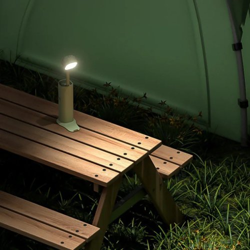 Портативний LED ліхтар-світильник з PowerBank 20000 мА·год і бездротовою зарядкою телефону