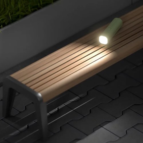 Портативний LED ліхтар-світильник з PowerBank 20000 мА·год і бездротовою зарядкою телефону