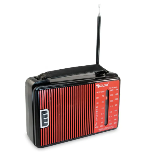 Портативний радіоприймач GOLON RX-A08 AC 220В та на батарейках