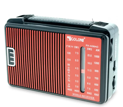 Портативний радіоприймач GOLON RX-A08 AC 220В та на батарейках