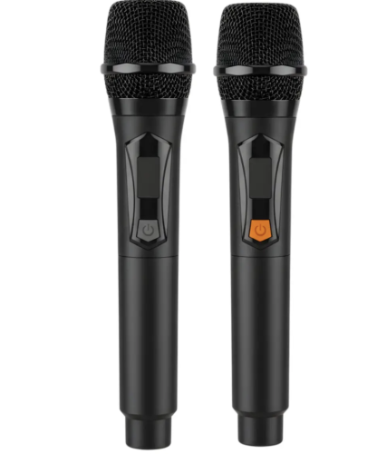 Бездротова UHF караоке-система TTD‑M12 з 2 мікрофонами (радіомікрофони)