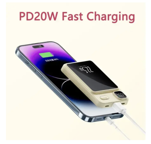 Магнітний павербанк Magnetic Power Bank 90 000mAh 22.5W — компактна потужна мобільна зарядка