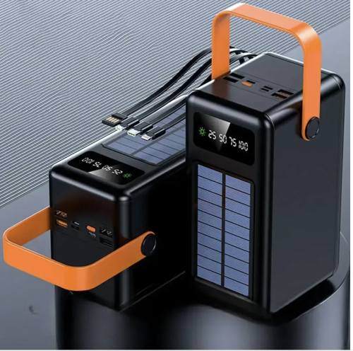 Power Bank YM-641 CX 180000 mAh із ліхтариком, сонячною панеллю та дисплеєм