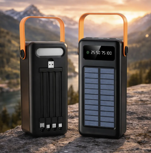 Сонячний Power Bank SOLAR YM-636CX 80000 mAh з ліхтариком — портативний акумулятор YM-636C