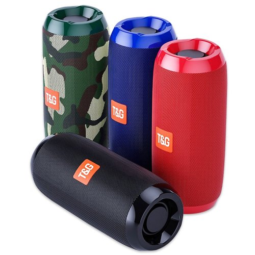 Портативна стереоколонка Bluetooth T&G TG117 для відпочинку й дому, бездротова водостійка