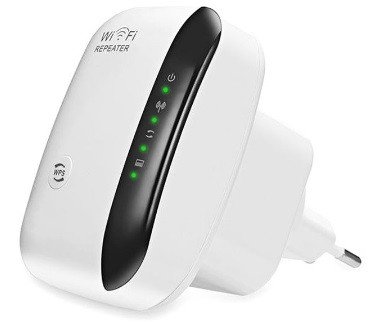 Wi‑Fi репітер у розетку 802.11n/b/g, підсилювач сигналу, антена 2 dBi, розширювач мережі