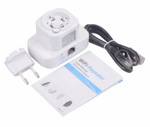 Wi‑Fi репітер у розетку 802.11n/b/g, підсилювач сигналу, антена 2 dBi, розширювач мережі