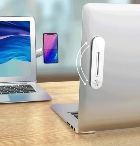 Магнітний тримач для телефону Multifunctional Bracket з кріпленням на ноутбук або монітор ПК