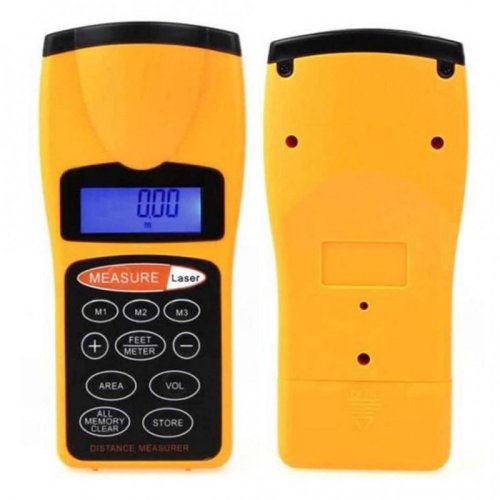 Лазерний далекомір TEST DISTANCE 3007, ультразвукова рулетка-лінійка з термометром